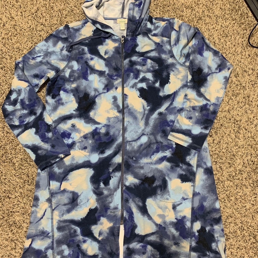 🌟HP🌟Blue Camo Ladies Coverup/Jacket
